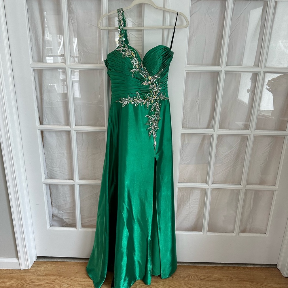 Prom Gown Teal Green Alycee Paris
